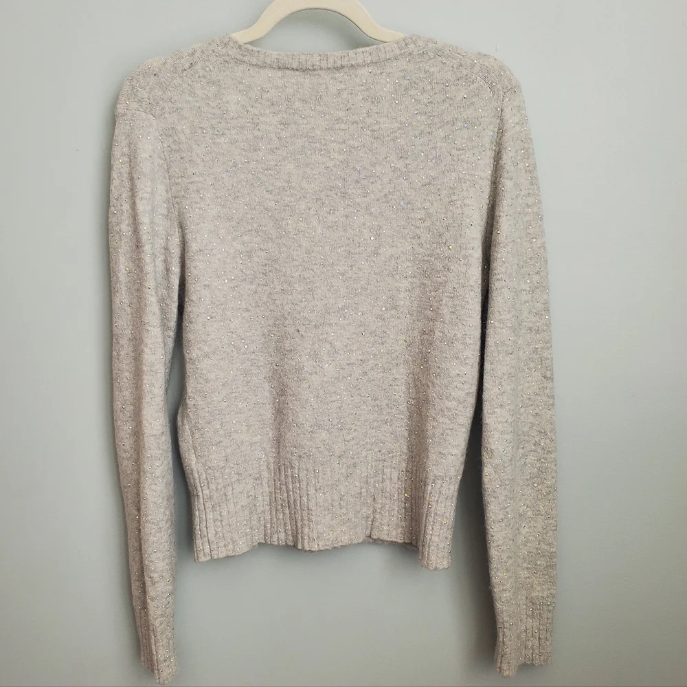 J.CREW Gemstone Sweater in Supersoft Yarn Size Medium Wool Blend